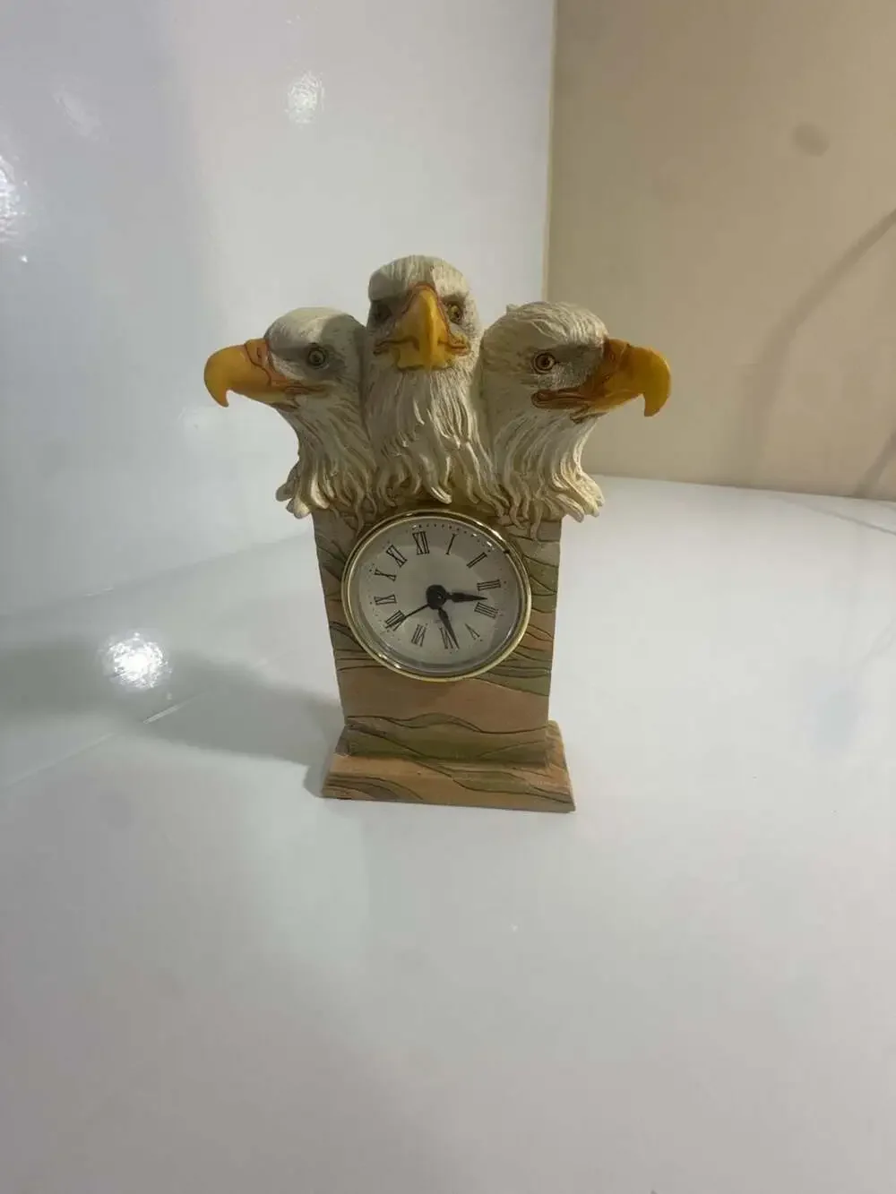 Crosa American Triple Eagles Damaged Head Clock